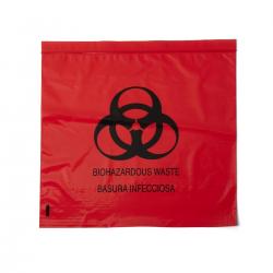 Bio Bag Red 12x12 Ziplock