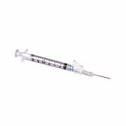 Syringe Safetyglide 1cc 25ga 5/8